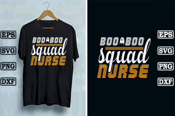 Boo Boo Squad Nurse: A Spooky yet Playful Design