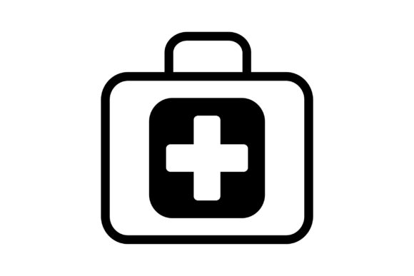 Medical Kit Box Icon: A Versatile Embroidery Design