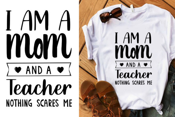 Review: I Am a Mom and a Teacher Typography