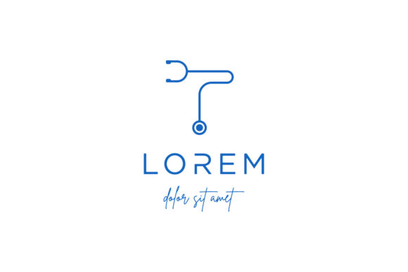 Review: Letter T Stethoscope Medical Logo