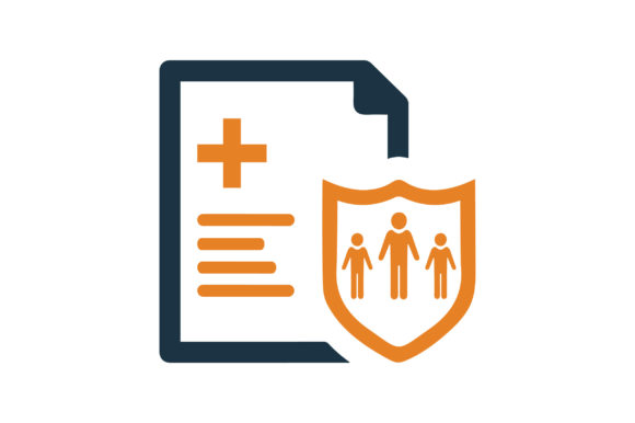 Reviewing Health, Insurance, Medical Vector Icon