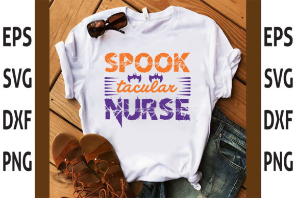 Spook Tacular Nurse: A Halloween SVG Design